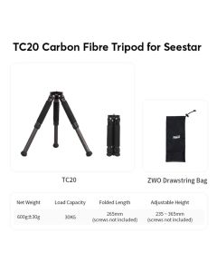 ZWO TH10 Tripod Head and Replacement Tripod for Seestar Smart Telescope