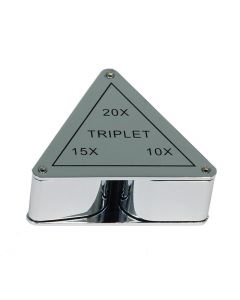 saxon Metal Loupe Triplet 10x15x and 20x Magnifier