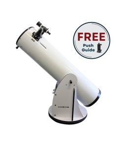 saxon 12" DeepSky Dobsonian Telescope With Bonus Push Guide Smartphone Adapter - 12 inch