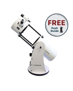 saxon 10" DeepSky Collapsible Dobsonian Telescope with Bonus Push Guide Smartphone Adapter- 10 inch