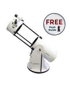 saxon 12" DeepSky Collapsible Dobsonian Telescope with Bonus Push Guide Smartphone Adapter- 12 inch