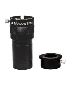 saxon 2" 2x ED Barlow Lens with 1.25" Adapter (2 inch with 1.25 inch)