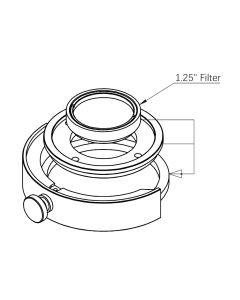 ZWO 2" to 1.25" Filter Adapter (2 inch to 1.25 inch)