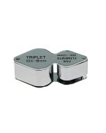 saxon Metal Loupe Dual Magnifier with 10x18mm and 20x10mm