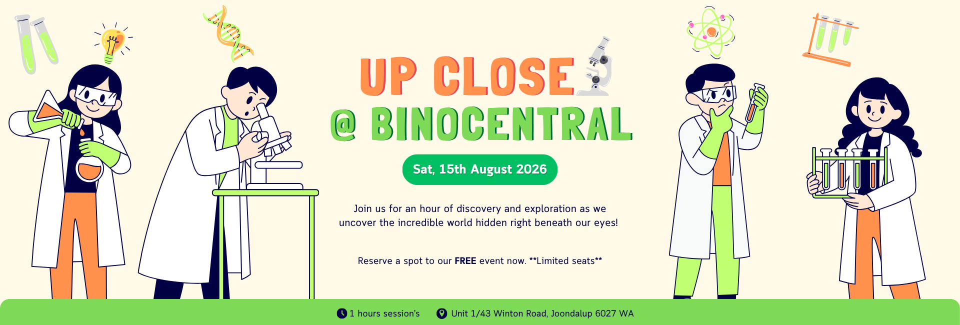 National Science Week Event | Up Close @ BinoCentral