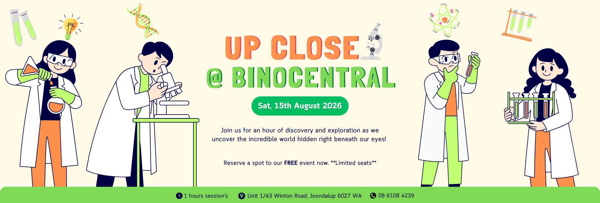 National Science Week Event | Up Close @ BinoCentral
