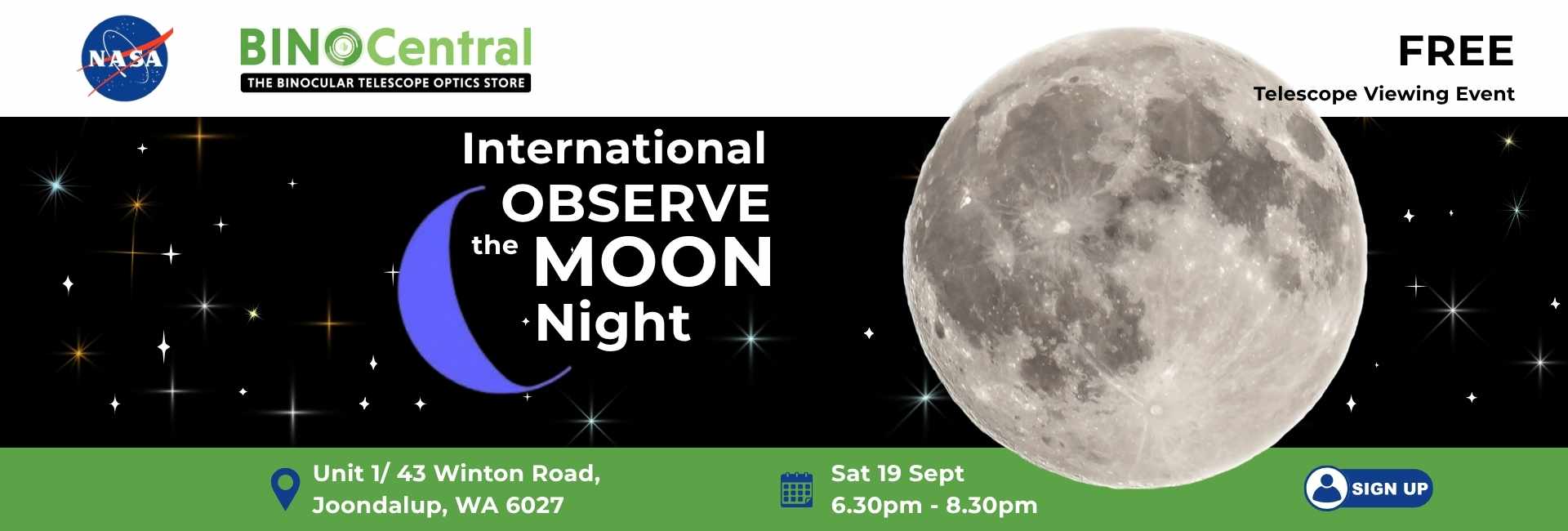 International Observe the Moon Night @ BinoCentral