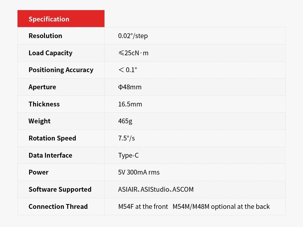 ZWO CAA Camera Angle Adjuster
 ZWO-CAA