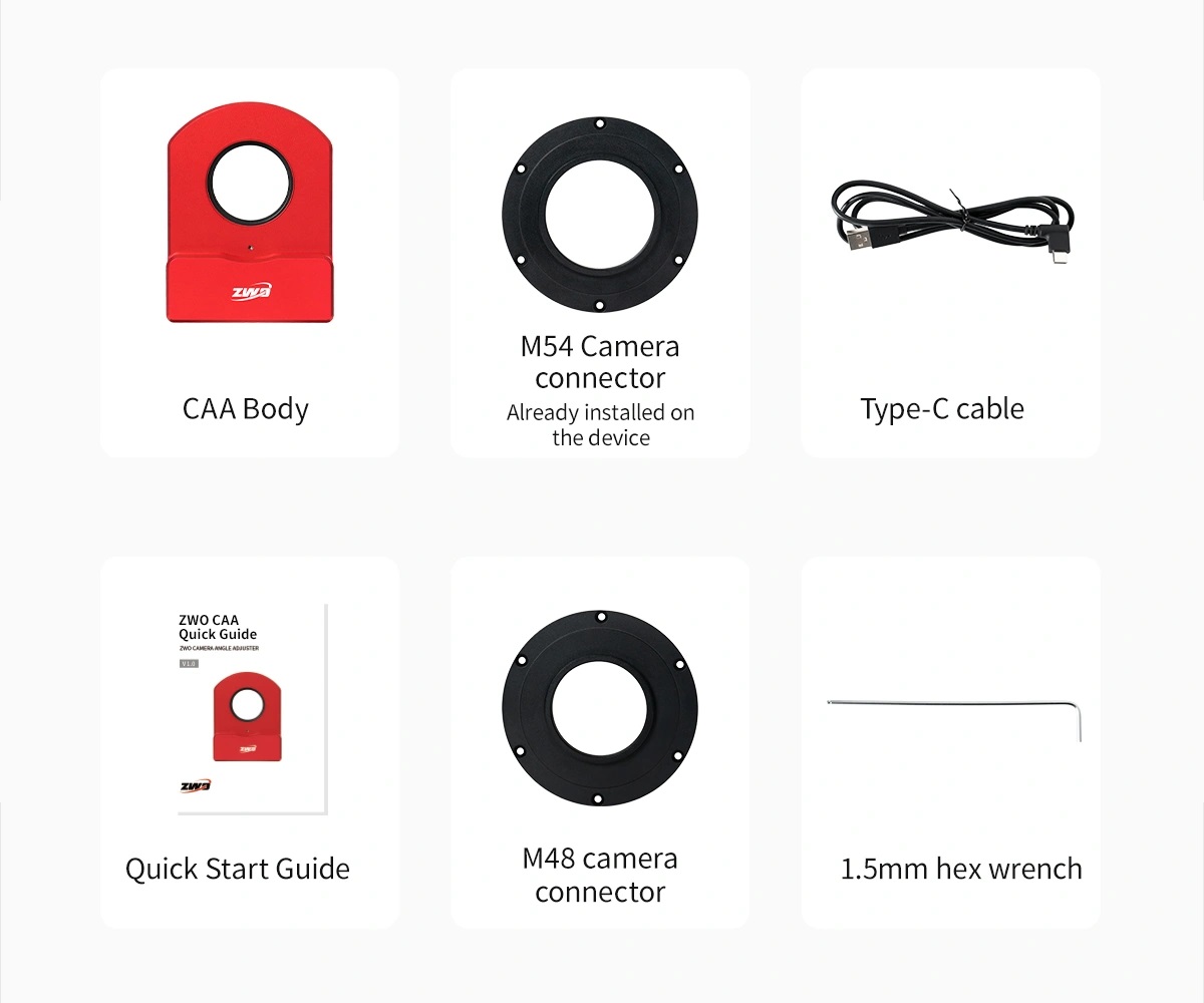 ZWO CAA Camera Angle Adjuster
 ZWO-CAA