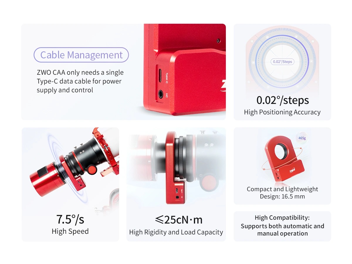 ZWO CAA Camera Angle Adjuster
 ZWO-CAA